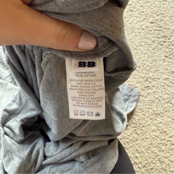 Roucha Tol T-Shirt in Grey Size BB/M - Picture 3 of 4